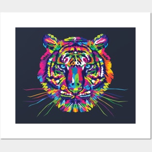 Tiger Face Posters and Art